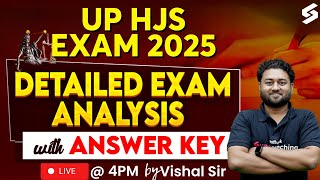UP HJS Exam 2025 Answer Key | Uttar Pradesh Higher Judicial Service Answer Key | Vishal Sir