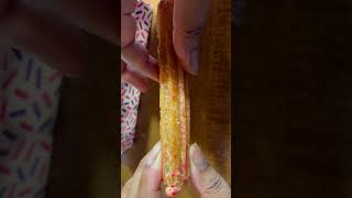 THE BEST TACO BELL BIRTHDAY CAKE CHURRO REVEAL!! #foodreveal #tacobell#