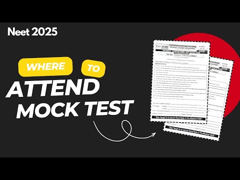 Attend mock test from here neet 2025 | neet 2025 700+ strategy ( PW / ALLEN / AKASH )
