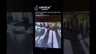 Tesla Cybertruck Explosion Outside Trump Hotel in Las Vegas 🚨🔥