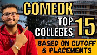 COMEDK Top 15 Colleges with Cutoff & Placements | Colleges Upto 75K Rank