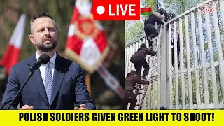 🚨BREAKING: Poland Gives Soldiers GREEN LIGHT To Shoot Migrants Attacking Border Wall!