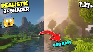 Top 3+ Shaders for Minecraft PE 1.21+ 🔥 | Ultra Realistic Graphics | Low End Device Working 3GB
