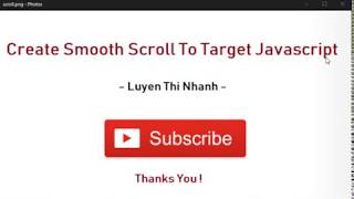 Smooth scrolling when clicking an anchor Link - Jquery