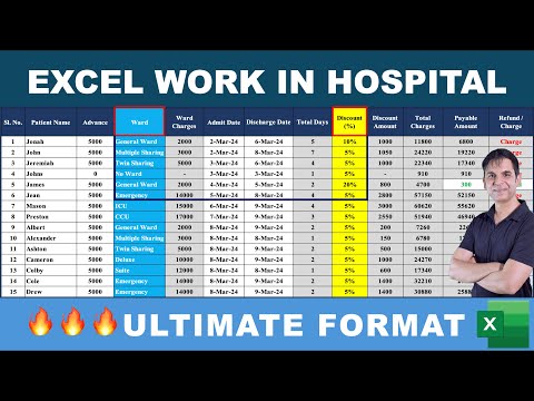 Hospital Billing Made Easy with Excel – Ultimate Format 🔥🔥🔥
