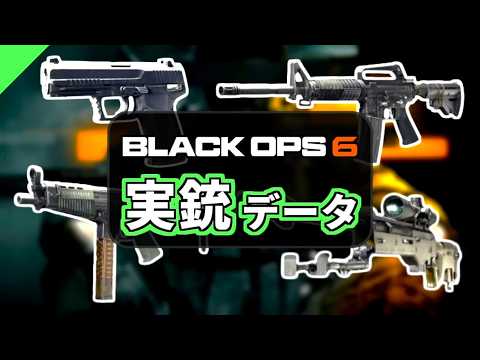 【CoD:BO6】実銃データ