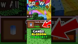 😱 NEW *GET* CANDY BLOSSOM SEEDS?! (ITS BACK) | Grow a Garden Update GLITCH SECRET! #growagarden