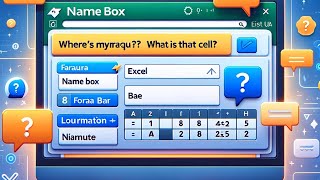 🌟 Excel's Hidden Gems: Name Box and Formula Bar Uncovered! 🌟