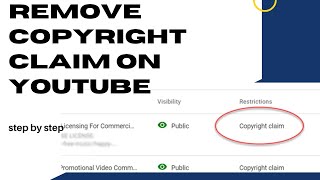 How to remove copyright claim on YouTube | remove copyright claim of youtube video audio