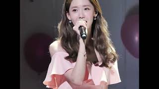 32岁林允儿韩国少女时代清纯美颜状态剪辑｜32-year-old Lin Yoona, Korean Girls' Generation beautiful singing performance