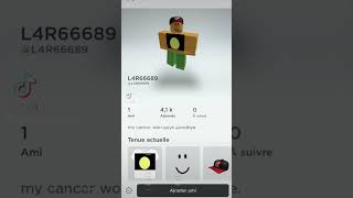 mon pauvre #l4l #robloxshorts #robloxédit