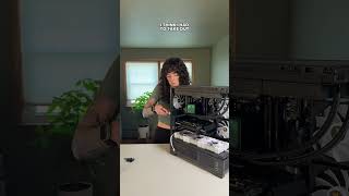 Installing fans into my boyfriend’s new PC #techtok #techbaddie #pc #pcbuilding #pcgaming #pcbuild