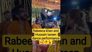 rabeeca and hussain dance performance💃🥰 #rabeecakhan #rabeecak #rabeeca #dance #ytshorts #shorts
