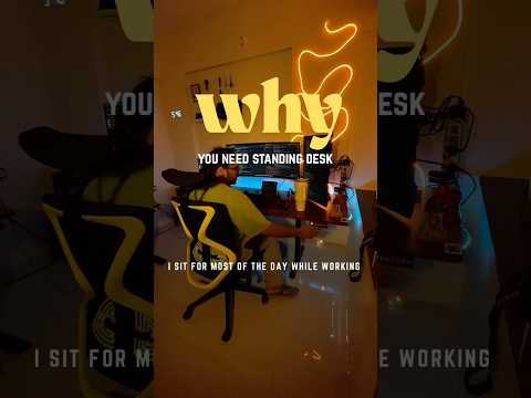 This is why you need standing desk #programming #standingdesk #gaming #posture e