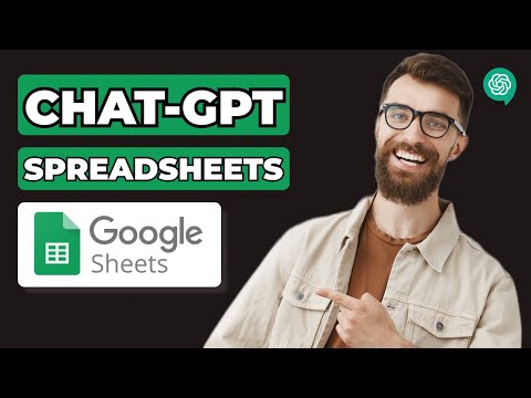 CHAT-GPT & Spreadsheets | Integrate CHAT GPT Into Your Google Sheets | #1