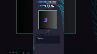 🎯 Center a Div Using Flex & Grid! 💻 | The Easiest CSS Trick! 🚀🔥 #shorts #short #video #fyp #ai #css3