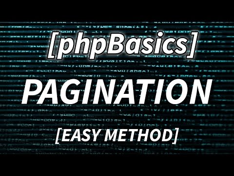 PHP PAGINATION IN 10 MINUTES