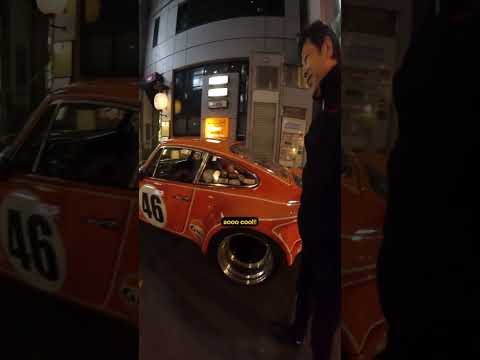 POV Porsche Photography in Tokyo Japan.