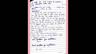 important practicals of physics of 1st year