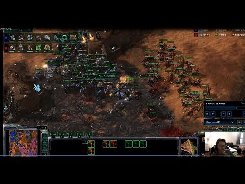 Starcraft 2 Zerg Vs TerranAI Aug12