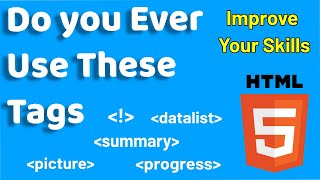 Do you Ever Use These Tags without CSS & JS | Top Html Tags in 2022