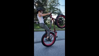 Lilman on the Creme x SE Bikes Fat Ripper!