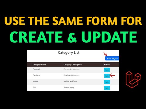 Laravel Form Magic: Create & Update with One Efficient Form