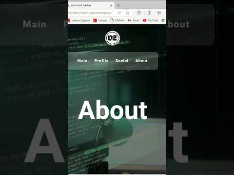 create navbar using HTML and CSS