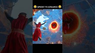 Spiderman against Doctor Strange in mirror dimension 😂🔥😂| Spiderman no way home #short #marvel