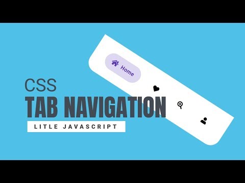 Awesome CSS Tab Navigation - Responsive Navigation Menu