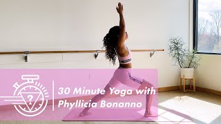 30 Minute Yoga Flow Led By Phyllicia Bonanno | #GUESSActive
