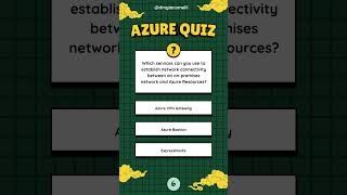 Azure Quiz 42 #azure