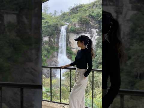Srilankan travel diaries 🍃💚 #tra #travel #travelsl #travelsrilanka #waterfalls #travelceylon