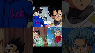 NOW 🤡 VS THEN 💀☠️ [DRAGON BALL Z EDIT DBS MANGA ANIME] #dragonball #dbz #dbs #goku #vegeta #gohan