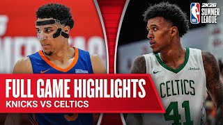 KNICKS vs CELTICS | NBA SUMMER LEAGUE | FULL GAME HIGHLIGHTS | July 13, 2025