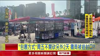 武聖夜市營業日擬「加開周五」！ 攤商控管委會「強迫接受」