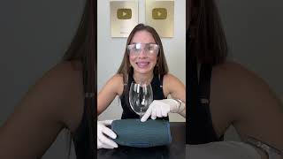 Breaking glass with voice
