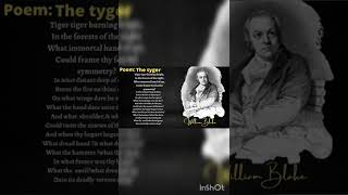 The Tyger:Famous poems of William Blake which are better known in youth #william #shorts