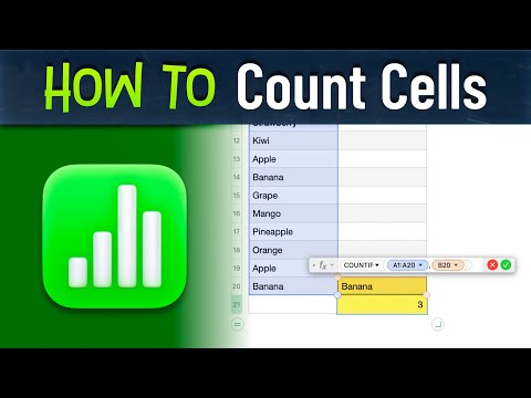 COUNTIF in Apple Numbers on Mac – Easy Step-by-Step Formula Guide