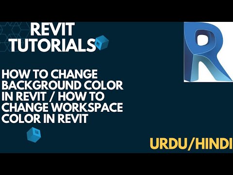 HOW TO CHANGE BACKGROUND COLOR IN REVIT | HOW TO CHANGE WORKSPACE COLOR IN REVIT | BIM | ENGLISH
