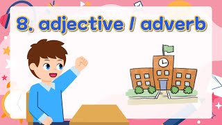 8. Adjectives, Adverbs | Basic English Grammar for Kids | Grammar Tips