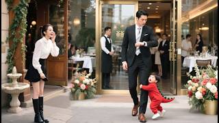 CEO is called “Daddy” by a strange little boy—he looks down and sees… his mini version.He’s stunned.