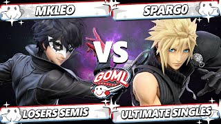 GOML 2025 LOSERS SEMIS - MkLeo  (Joker) Vs. Spargo (Cloud) Smash Ultimate - SSBU