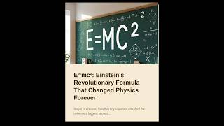 E=mc² Explained in 60 Seconds! 🔥 The Equation That Changed the World