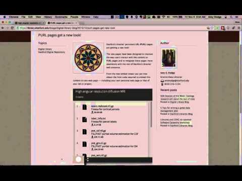 Embedding content deposited in the Stanford Digital Repository