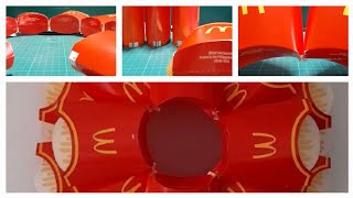 DIY Lantern / Parol using french fries boxes
