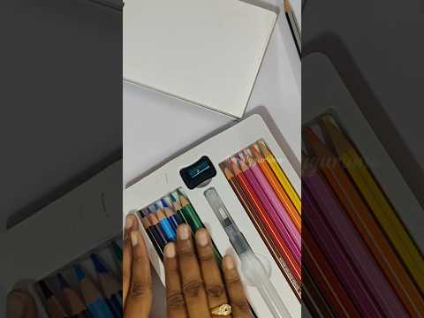 Doms Water color pencil ✏️ review in Odia and colour swatches 📝 #doms #domscolour #domscolourpencil