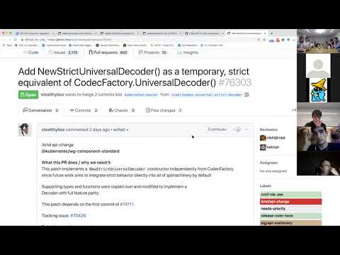 Kubernetes SIG API Machinery 20190410