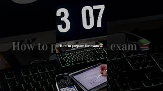 How to prepare for exam? ✏️Use flashcard 🧠Active recall 📑Do past papers #study #productivity