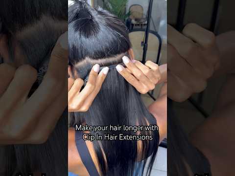 Make Your Hair Longer & Fuller | Clip In Hair Extensions | Go Sleek Hair #clipinextensions